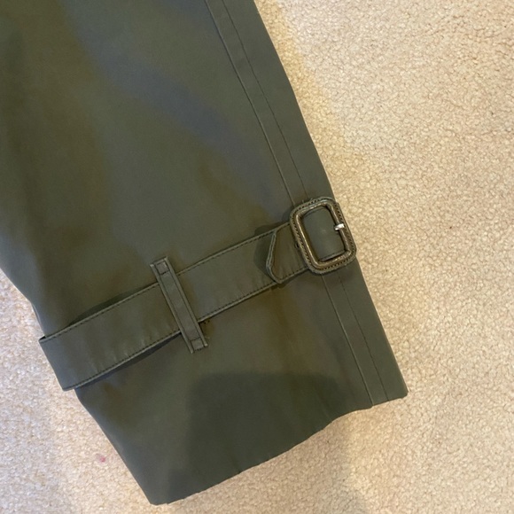 Olive Green Burberry Trench Coat - Picture 10 of 13